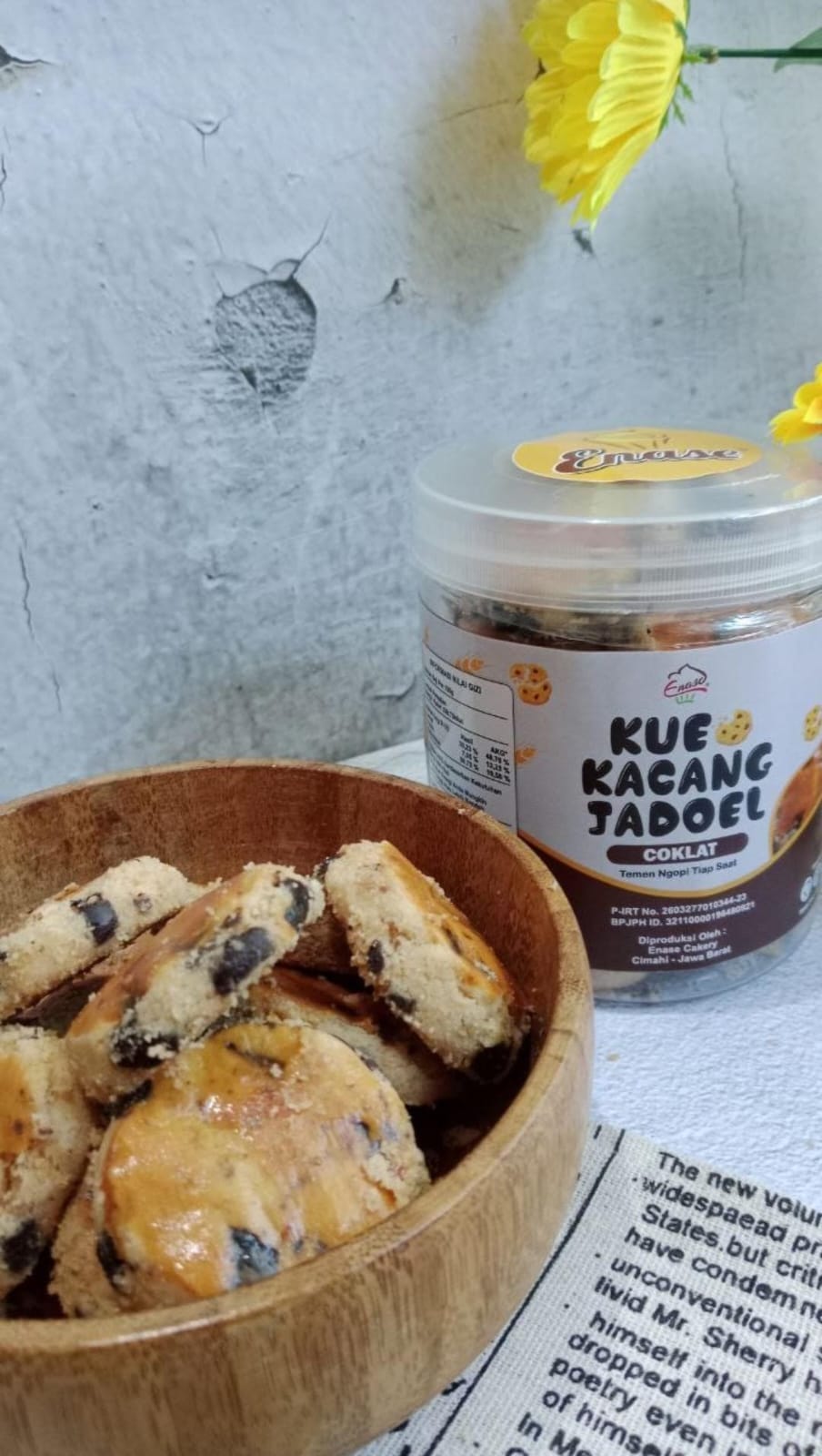 Kue Kacang Coklat